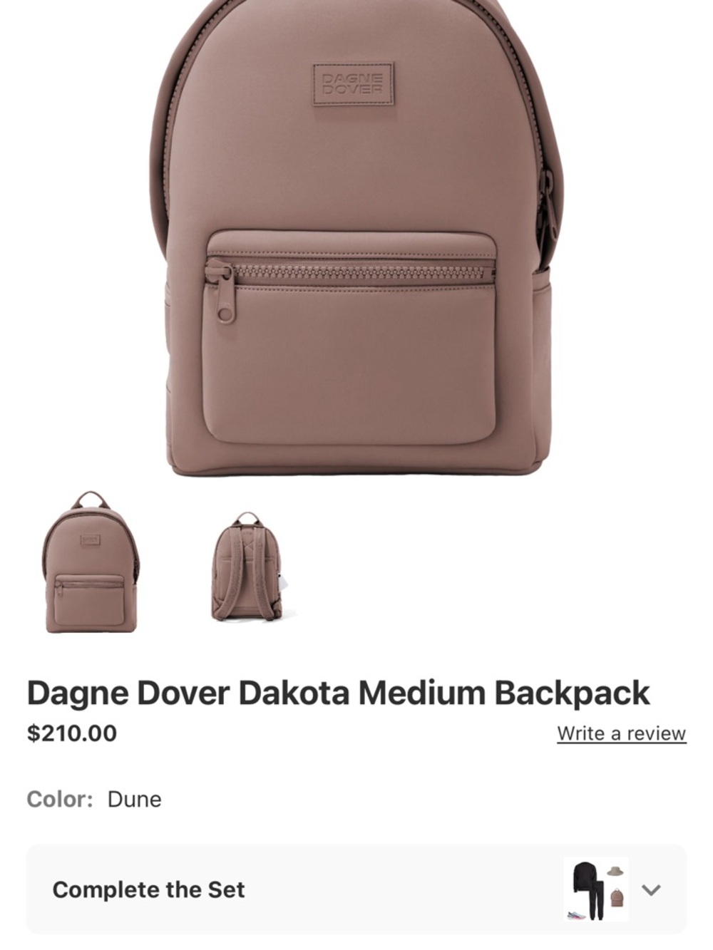 Dagne Dover Dakota Medium Backpack (diaper bag) - Picture 6 of 6